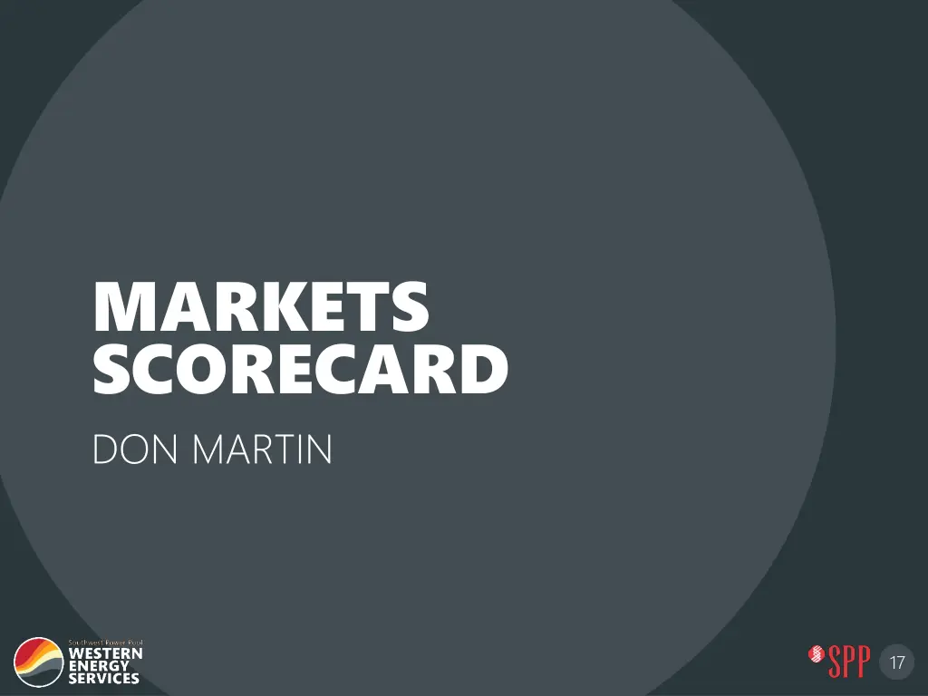 markets scorecard don martin