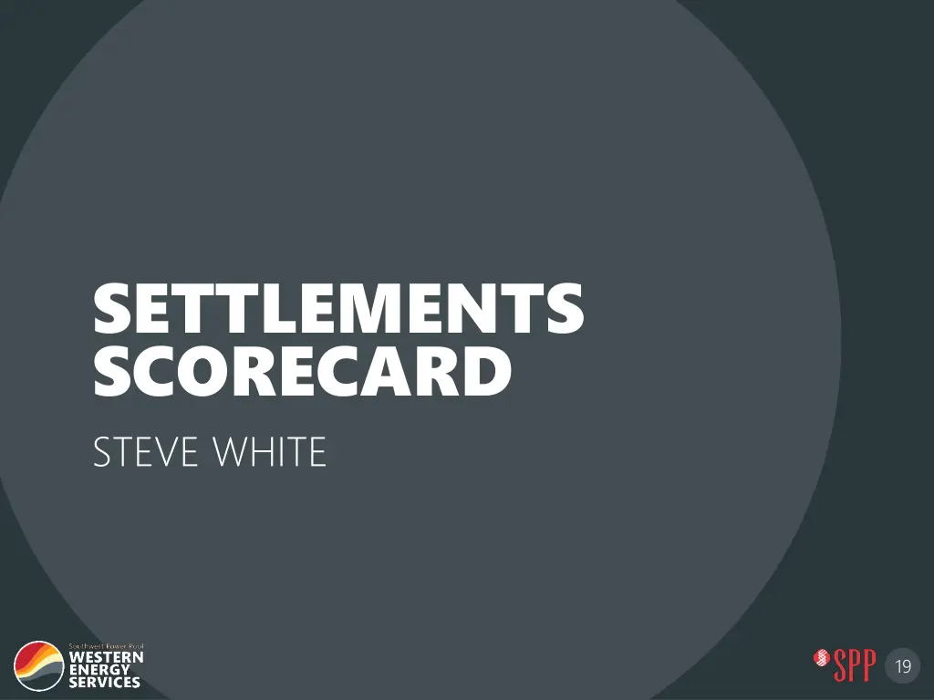 settlements scorecard steve white