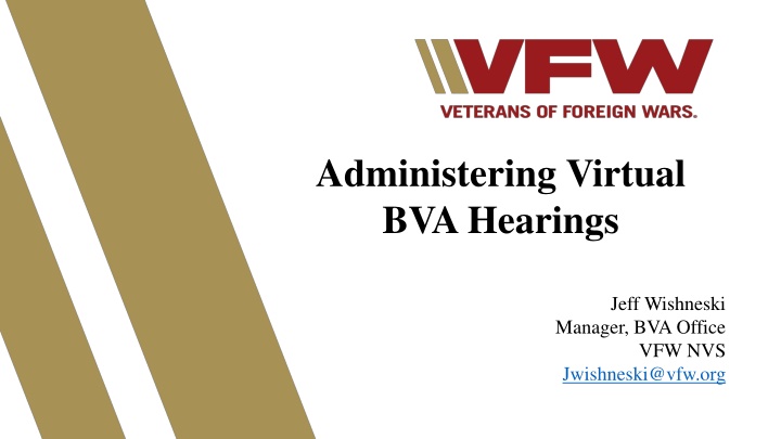 administering virtual bva hearings