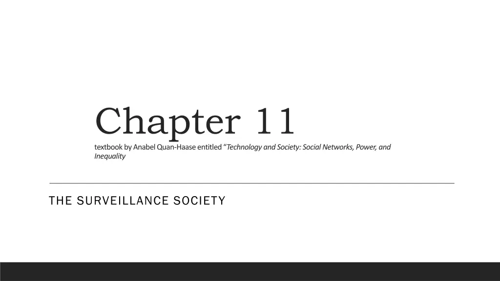 chapter 11 textbook by anabel quan haase entitled