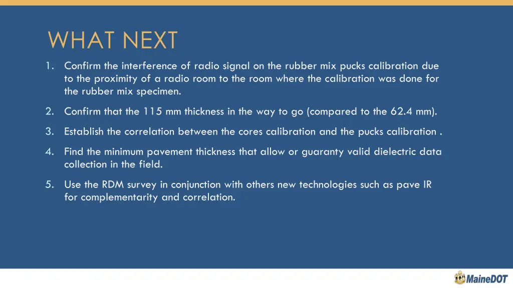 what next 1 confirm the interference of radio