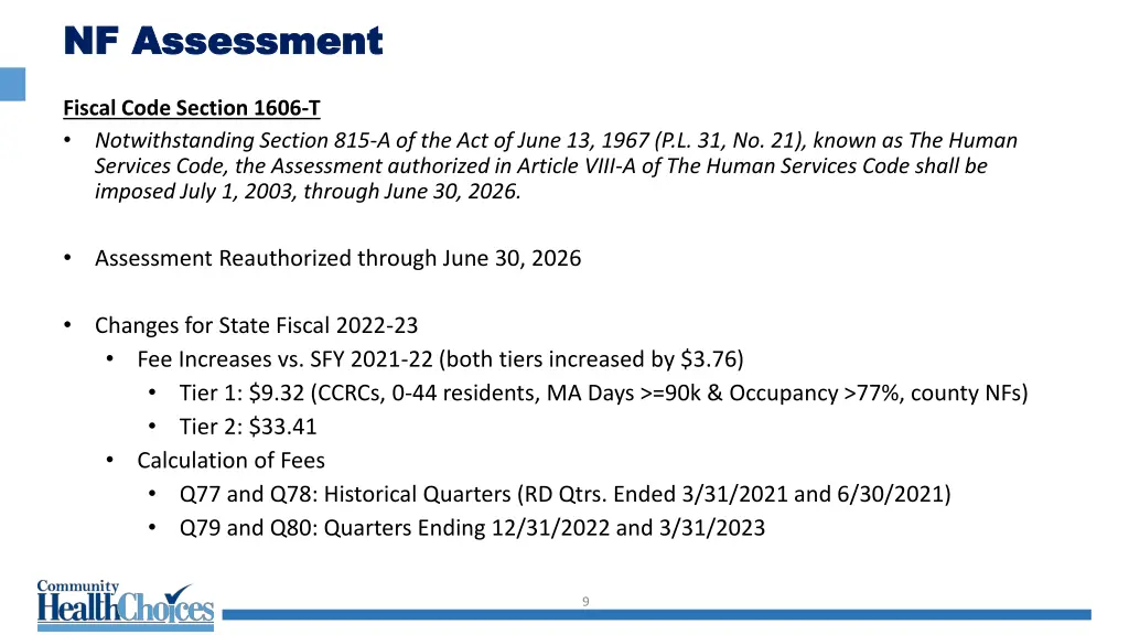 nf assessment nf assessment