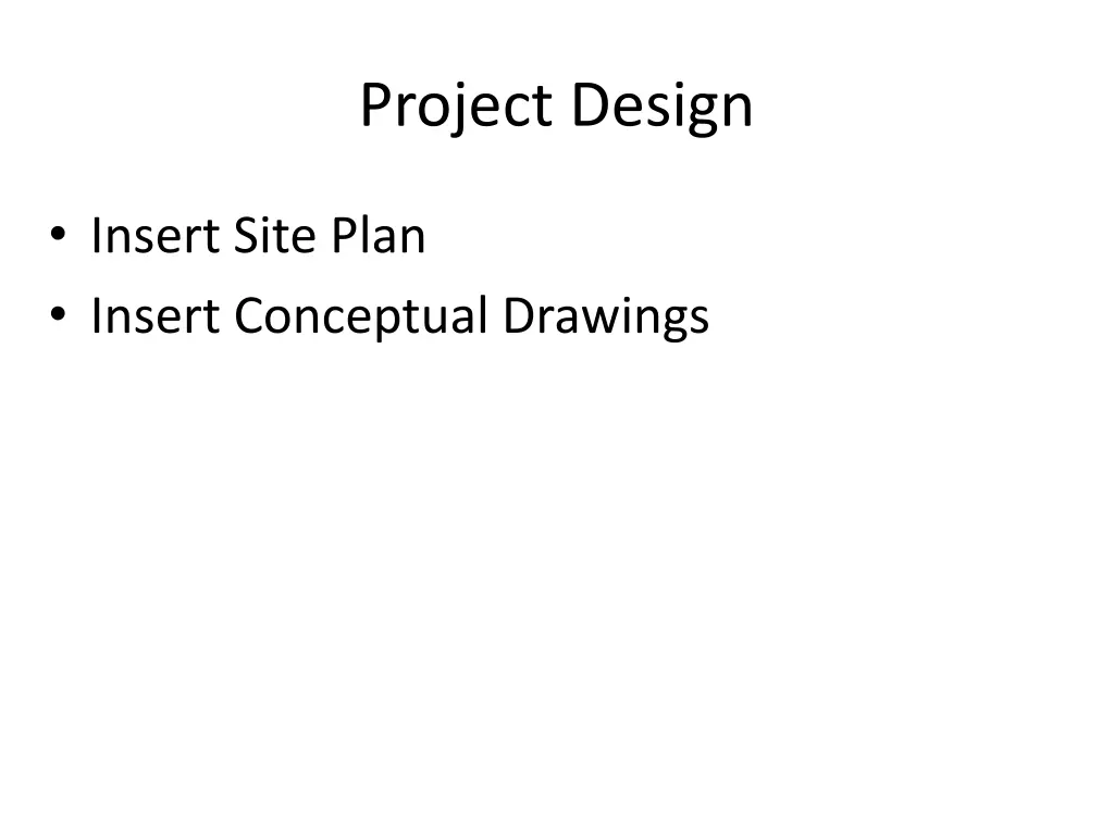 project design