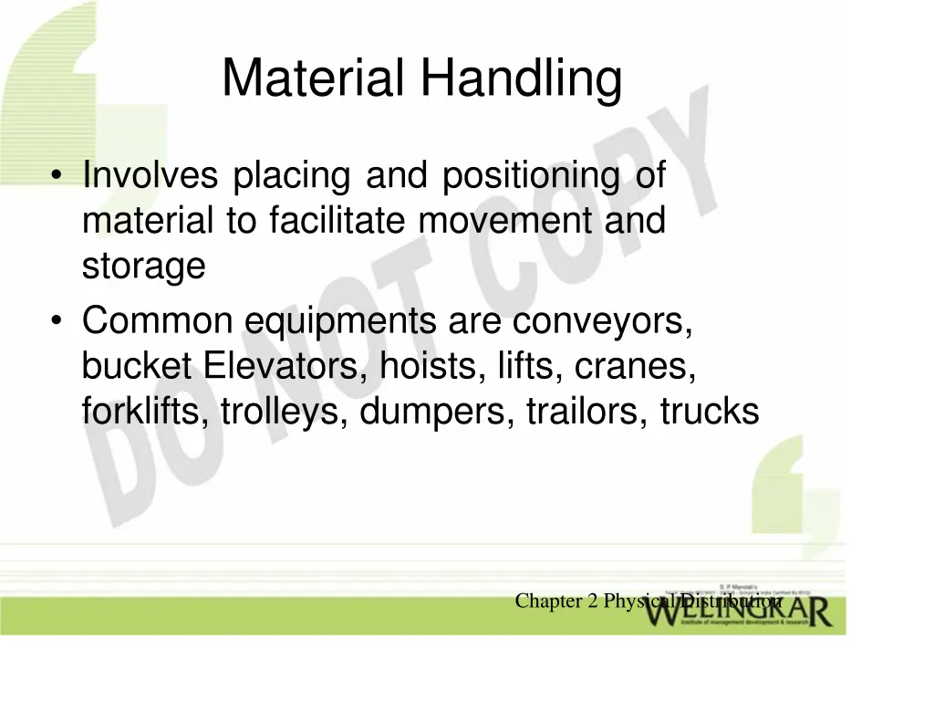 material handling