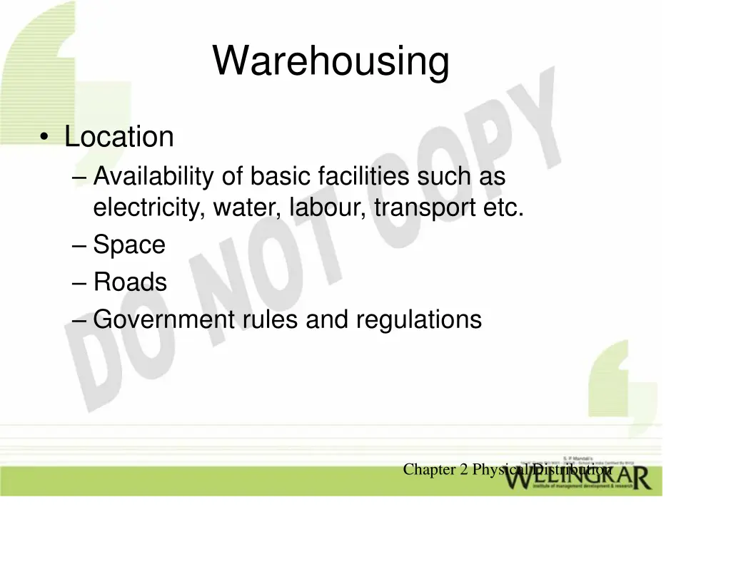 warehousing 1