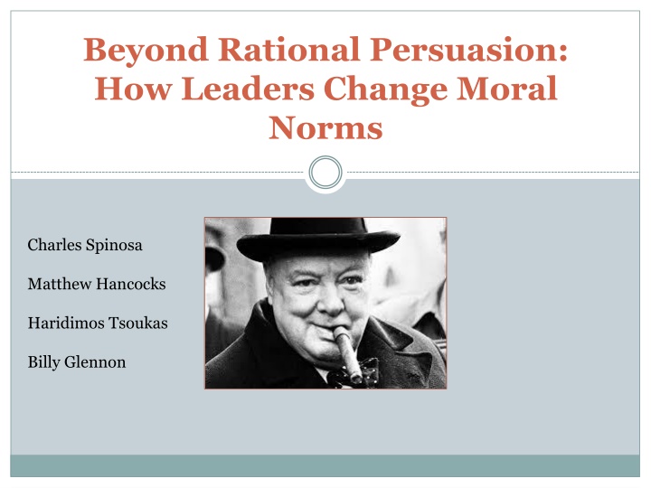 beyond rational persuasion how leaders change