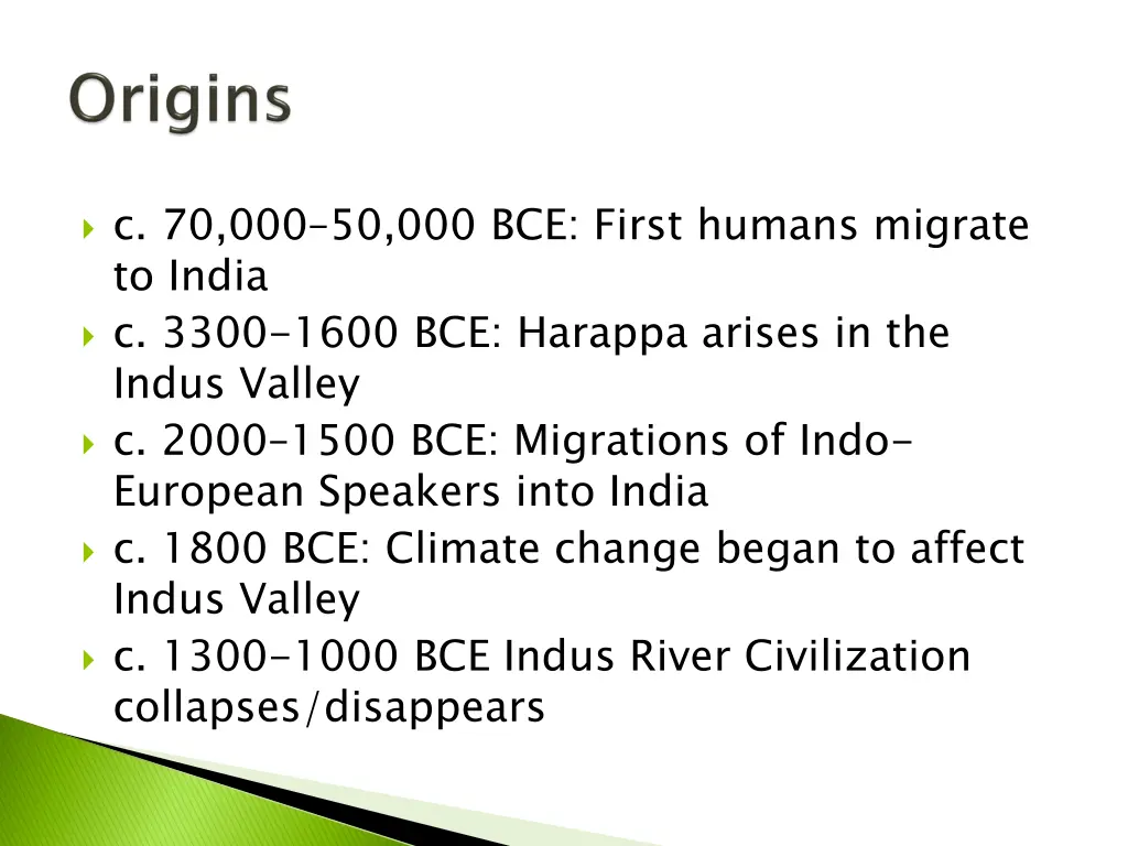 c 70 000 50 000 bce first humans migrate to india