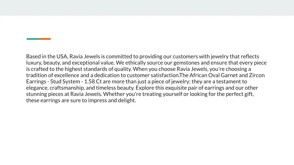 based in the usa ravia jewels is committed