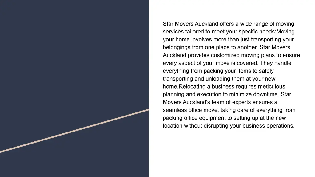 star movers auckland offers a wide range