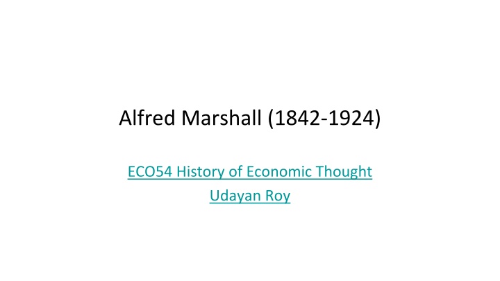 alfred marshall 1842 1924