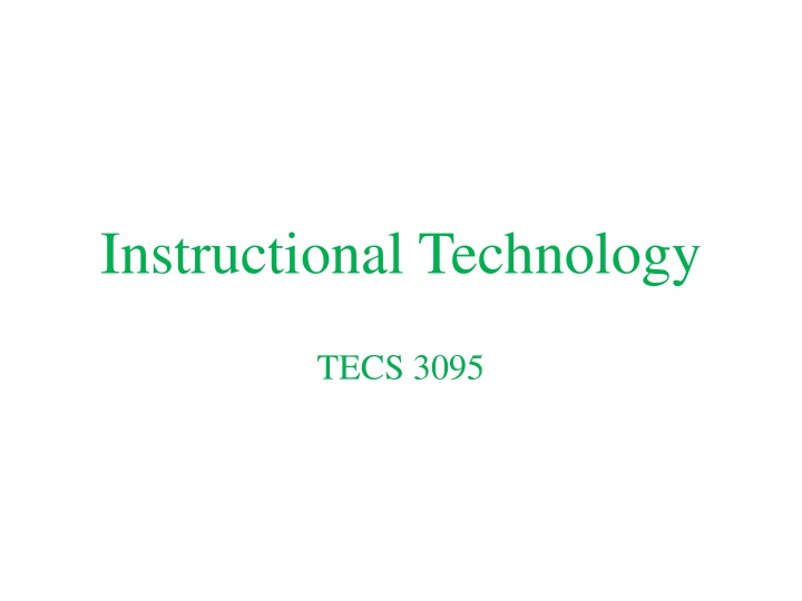 instructional technology