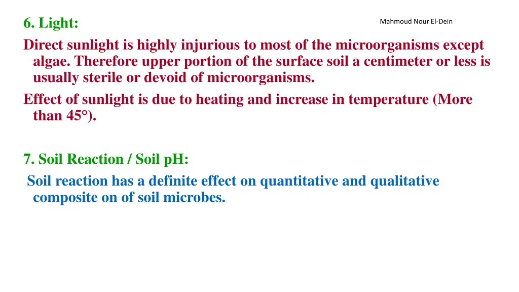 6 light direct sunlight is highly injurious