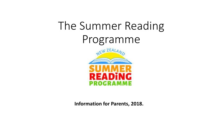 the summer reading programme