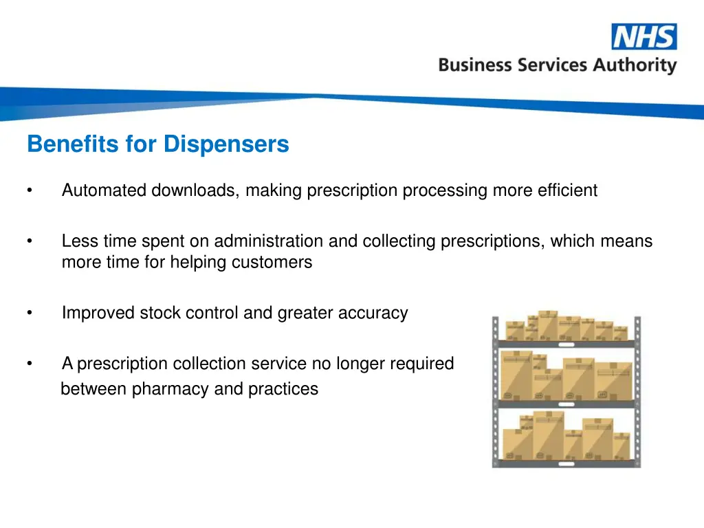 benefits for dispensers