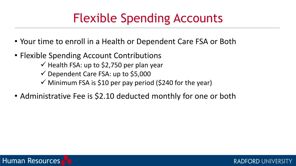 flexible spending accounts