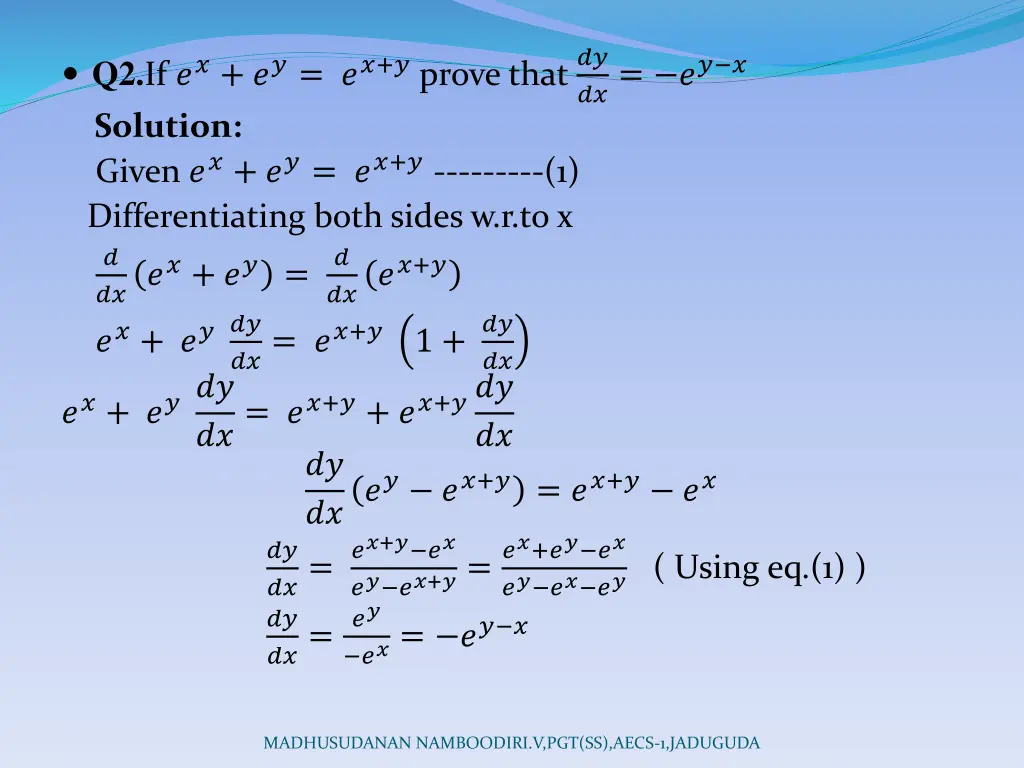 q2 if prove that