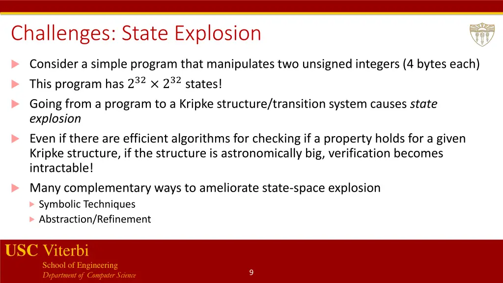 challenges state explosion