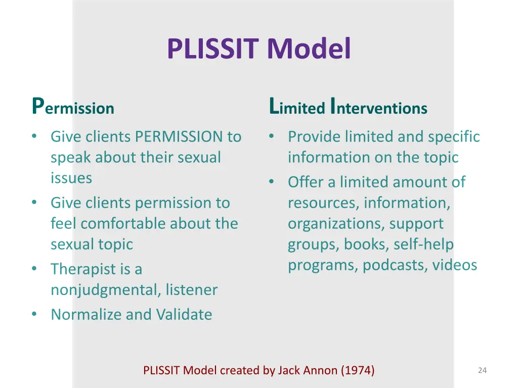 plissit model