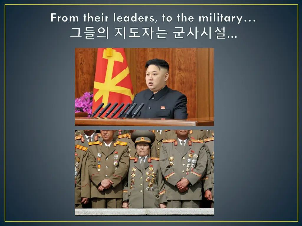 from their leaders to the military