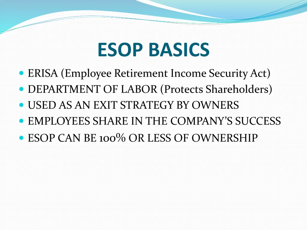 esop basics