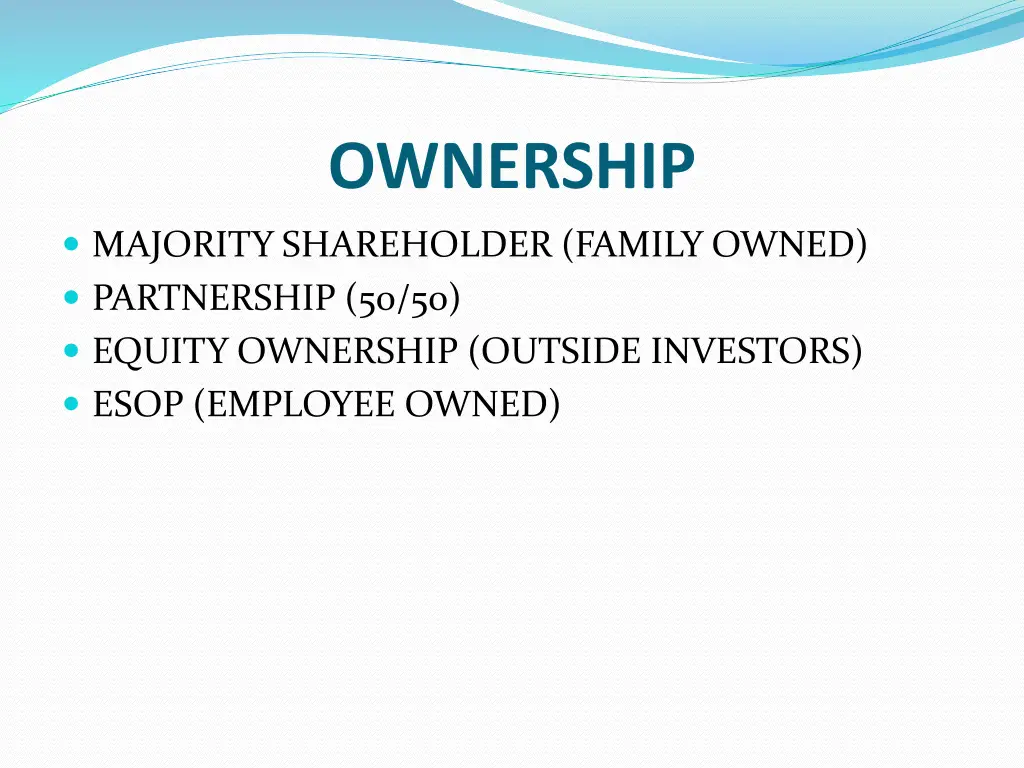 ownership