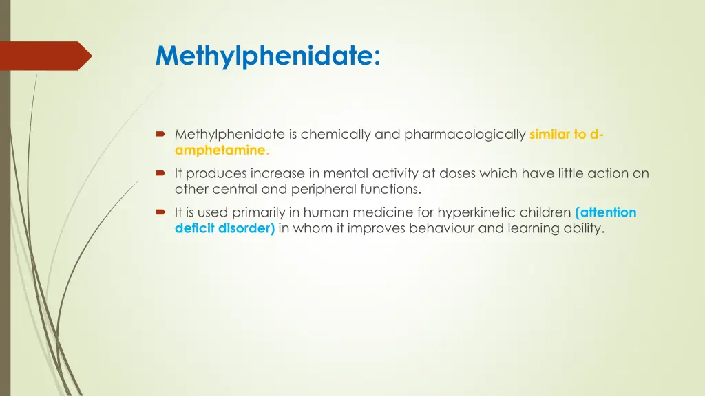 methylphenidate