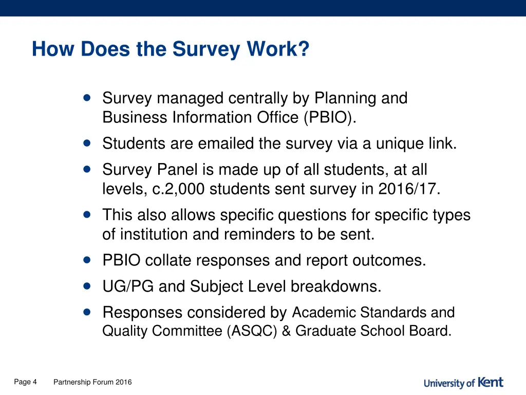 how does the survey work