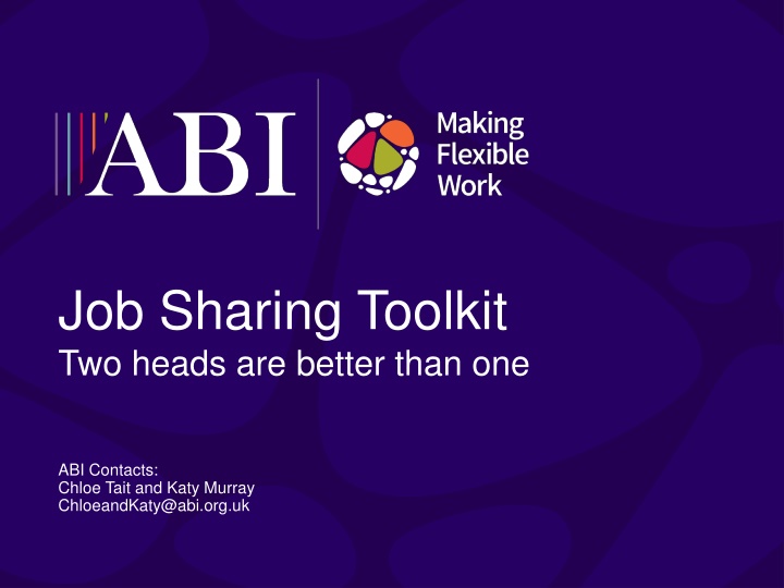 job sharing toolkit two heads are better than one