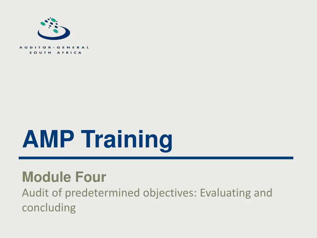 amp training