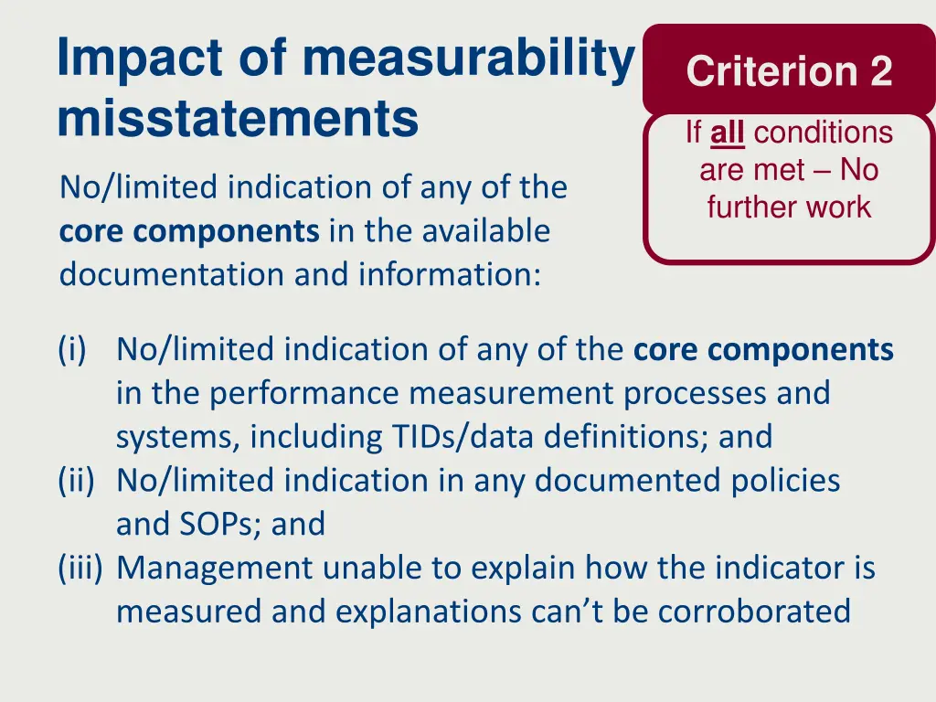 impact of measurability misstatements 2