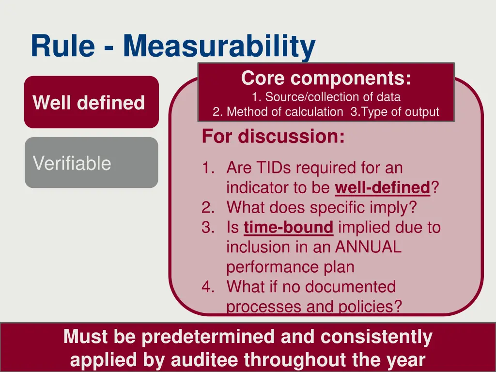 rule measurability 2