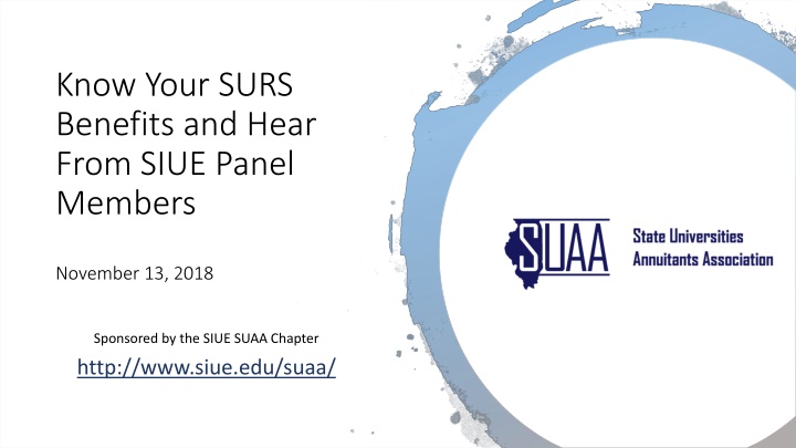 know your surs benefits and hear from siue panel