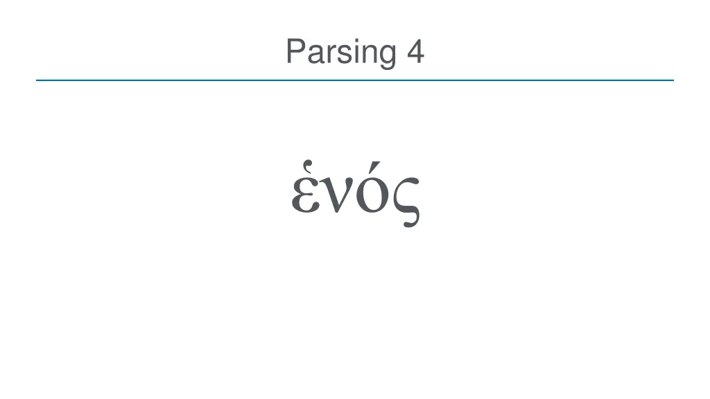 parsing 4