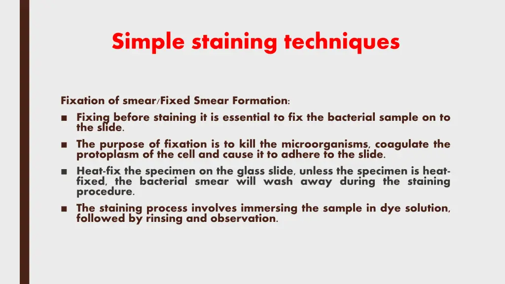 simple staining techniques 1