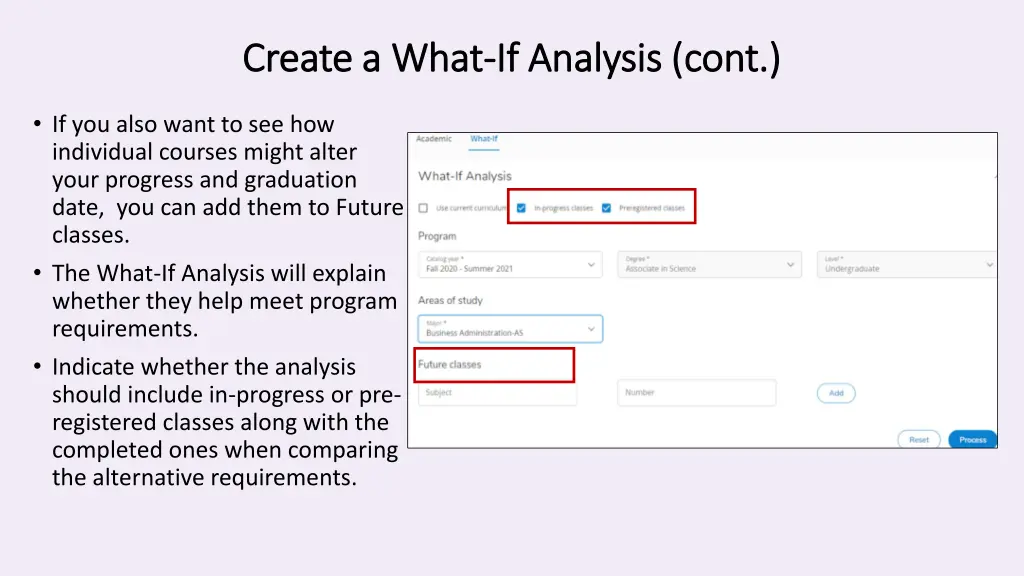 create a what create a what if analysis cont