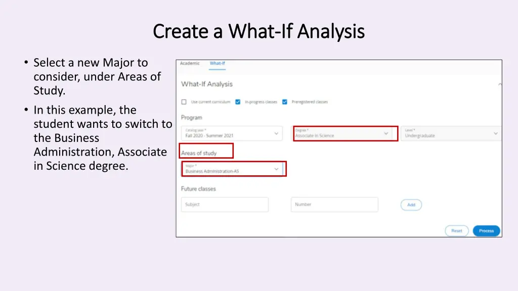 create a what create a what if analysis