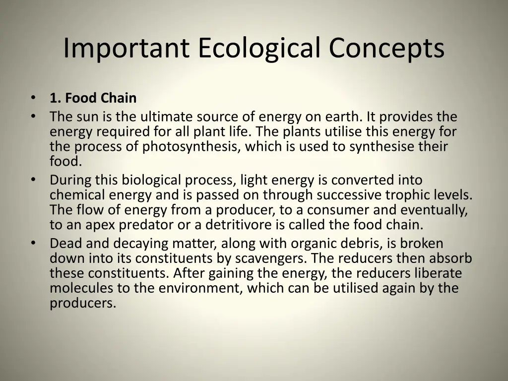 important ecological concepts