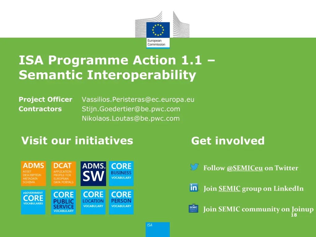 isa programme action 1 1 semantic interoperability