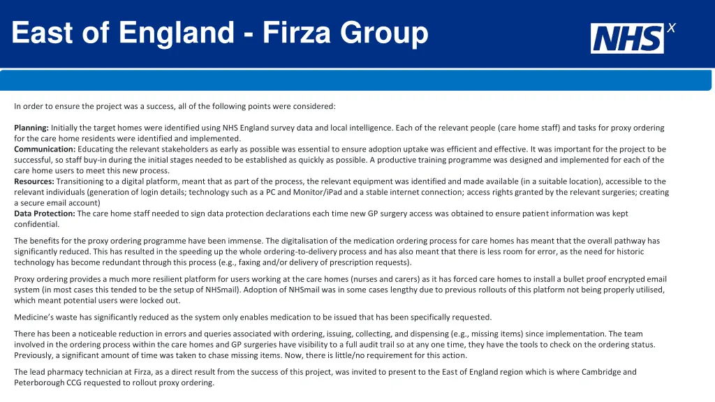 east of england firza group 2