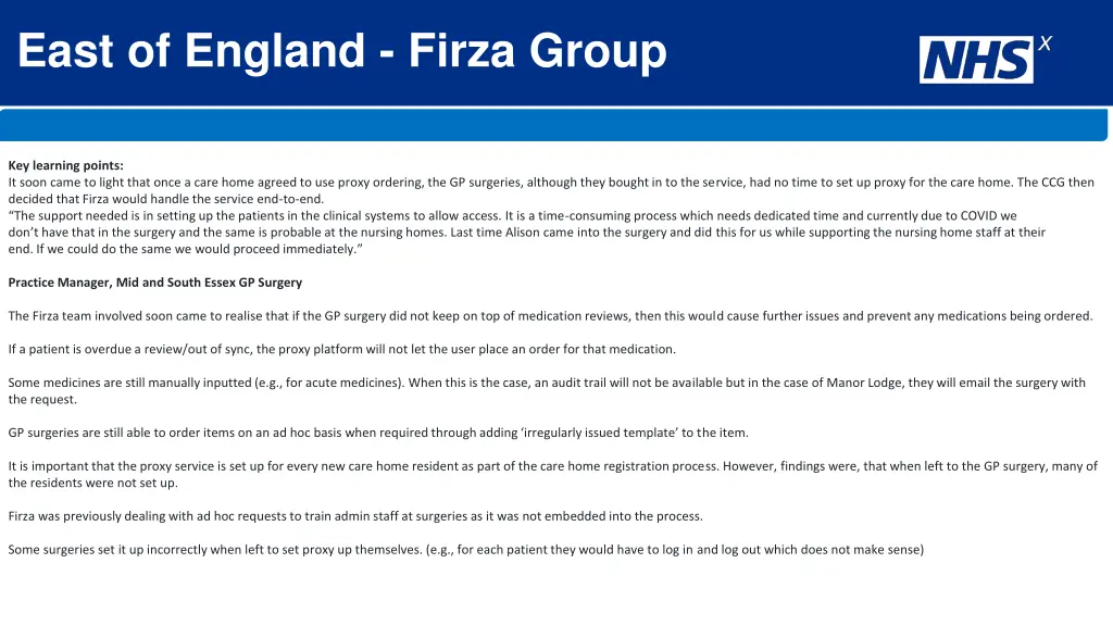 east of england firza group 3