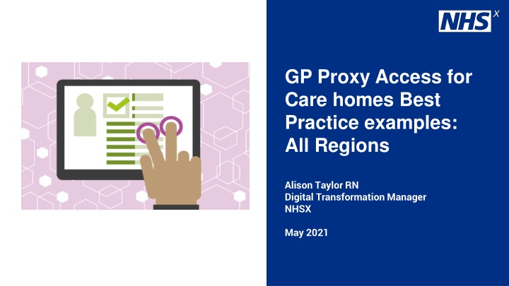 gp proxy access for care homes best practice