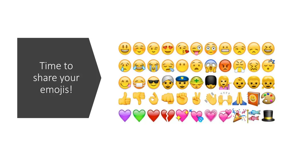 time to share your emojis