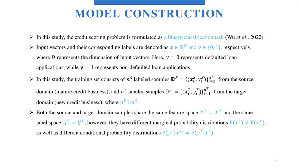 model construction