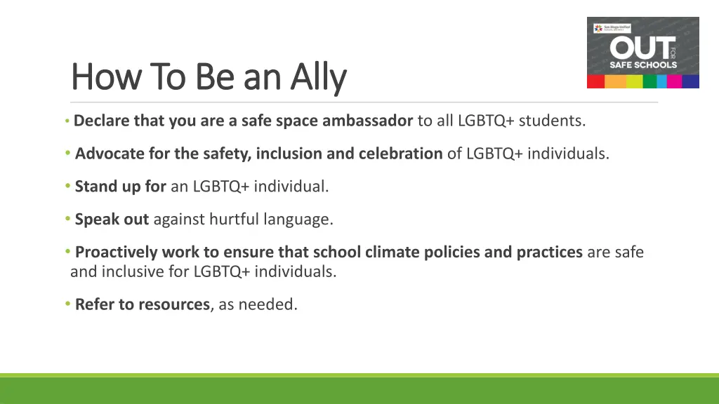 how to be an ally how to be an ally