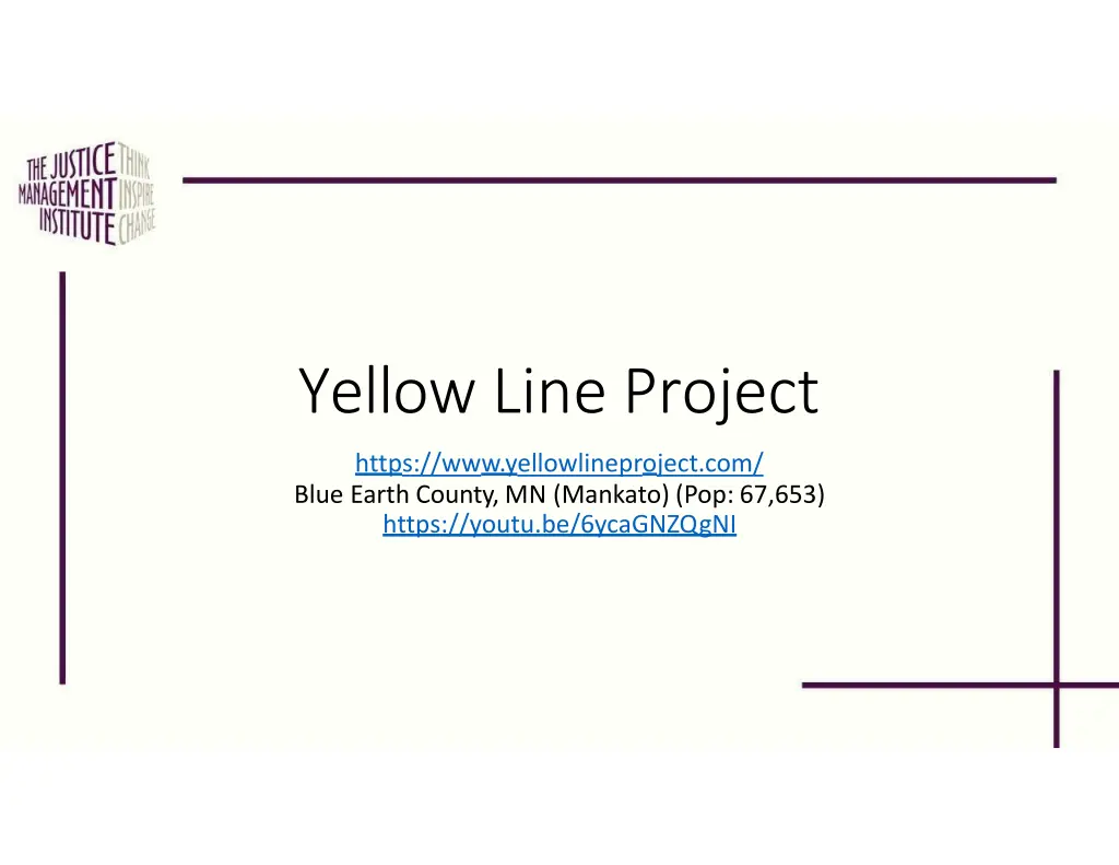 yellow line project