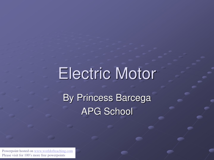 electric motor