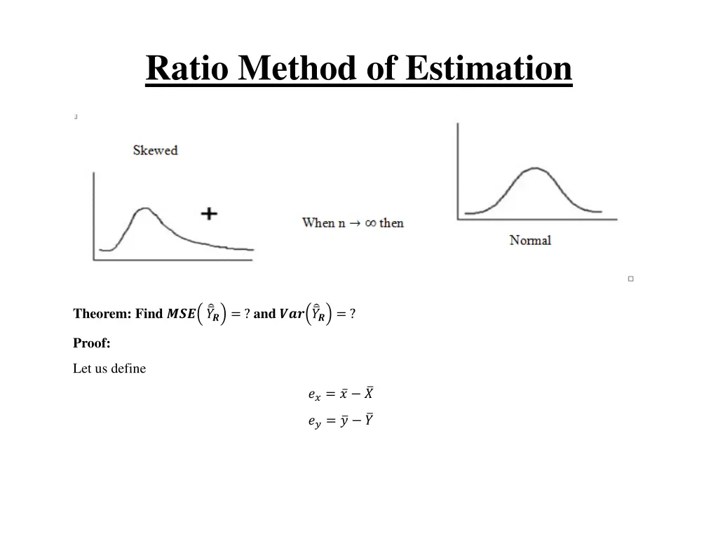 ratio method of estimation 2