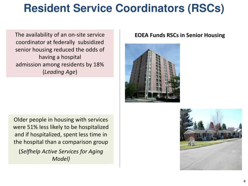 resident service coordinators rscs