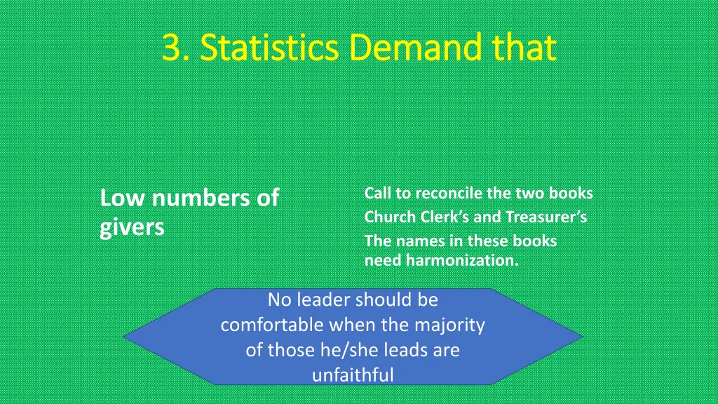 3 statistics demand that 3 statistics demand that