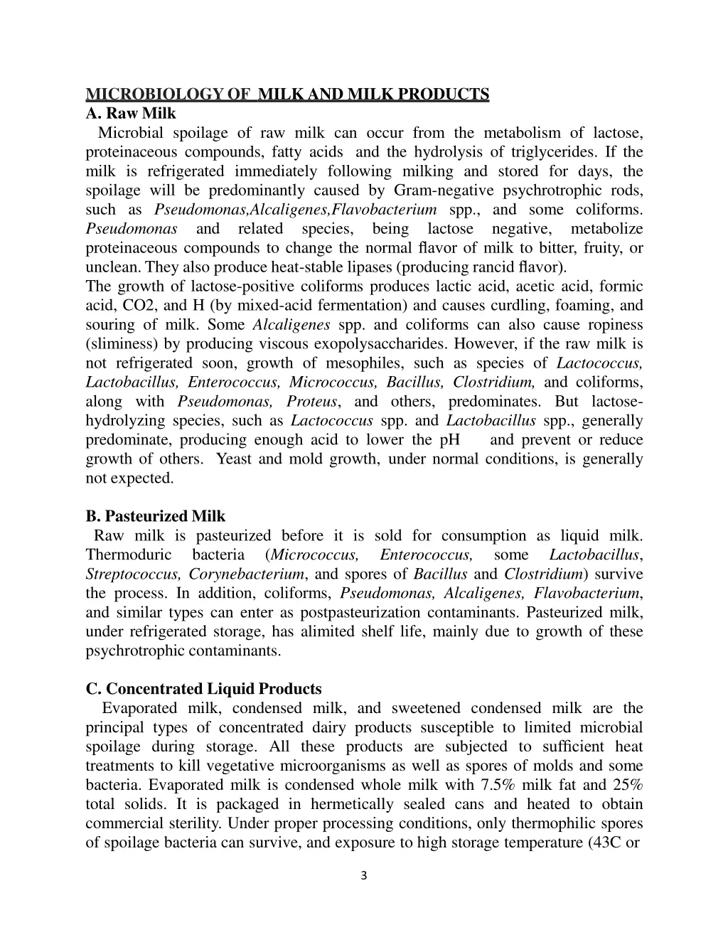 microbiologyof milkand milk products a raw milk